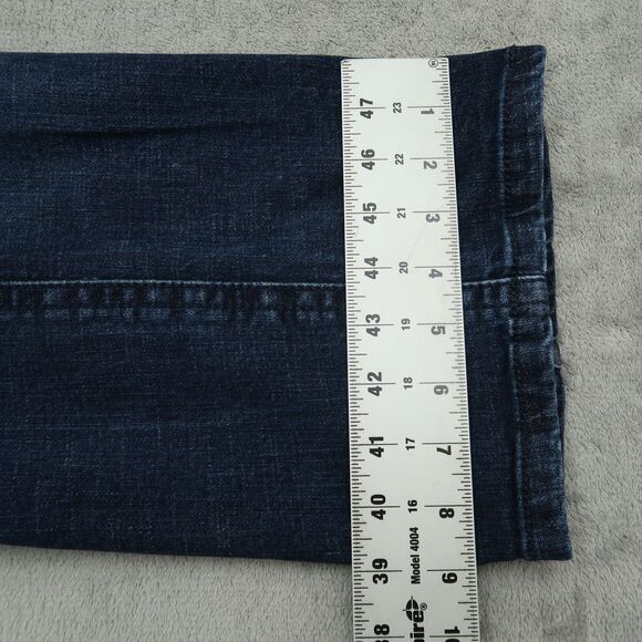TK AXEL Jeans Mens Size 36x32 Blue Slim Bootcut Stretch Denim Pants Dark Wash - Picture 5 of 16